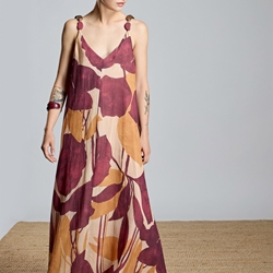 ALBA CONDE Vestido Largo Estampado - Imagen 2