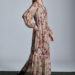 ALBA CONDE Vestido Largo Estampado - Imagen 1