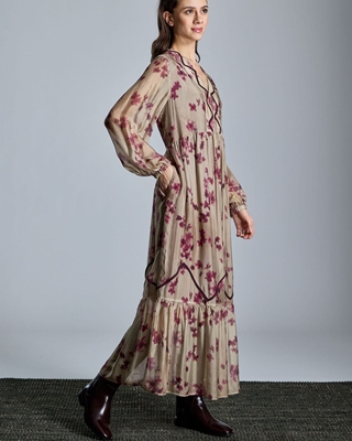 ALBA CONDE Vestido Largo Estampado - Imagen 1