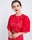 ALBA CONDE Vestido Midi Crochet Rojo - Imagen 1