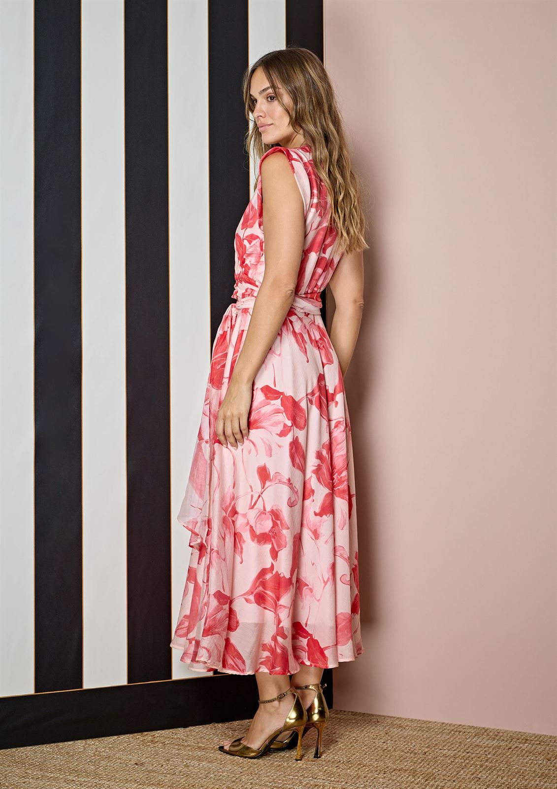 ALBA CONDE Vestido Midi Estampado - Imagen 2