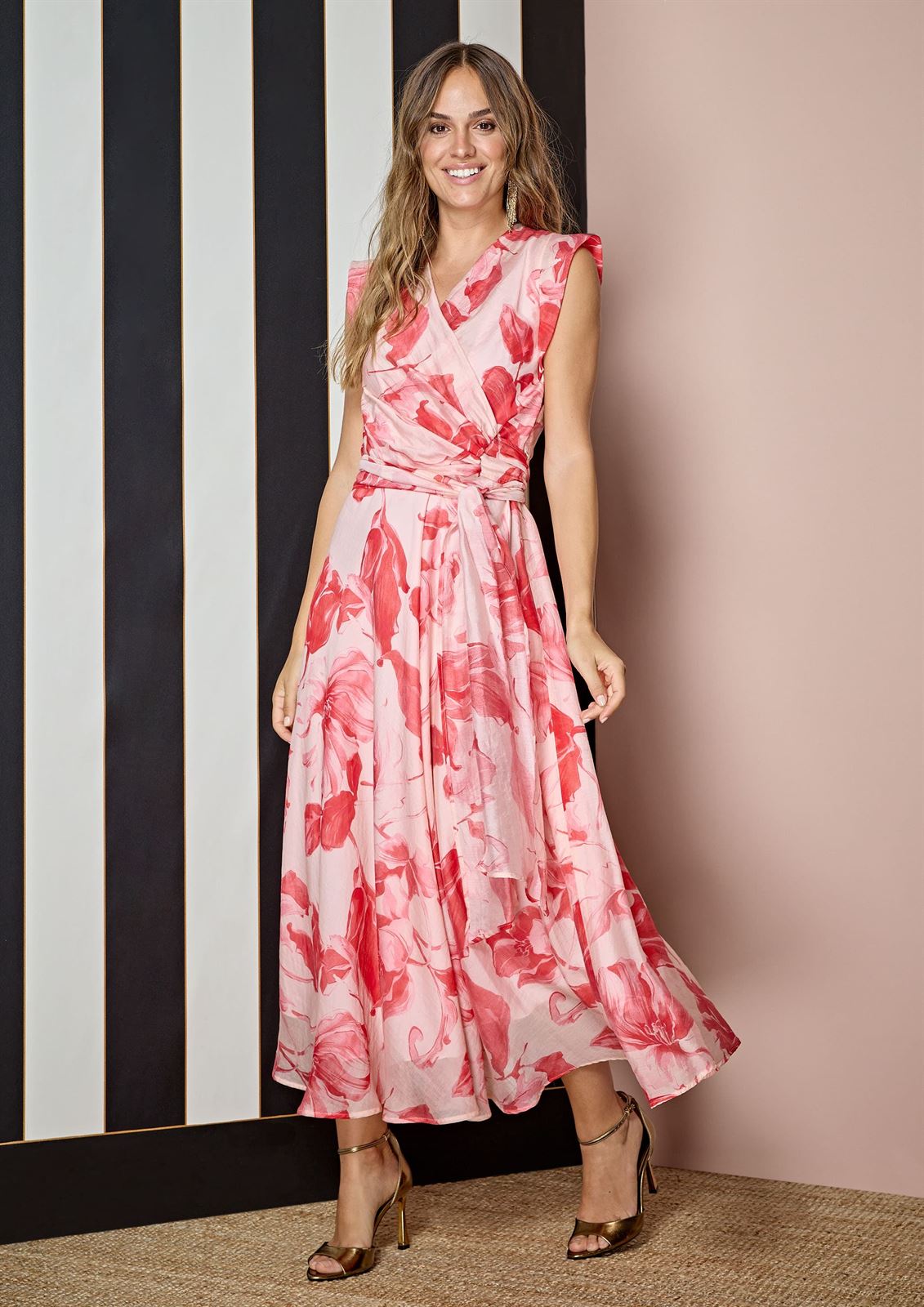 ALBA CONDE Vestido Midi Estampado - Imagen 5