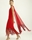 ALBA CONDE Vestido Rojo con Flecos en el Bajo - Imagen 2