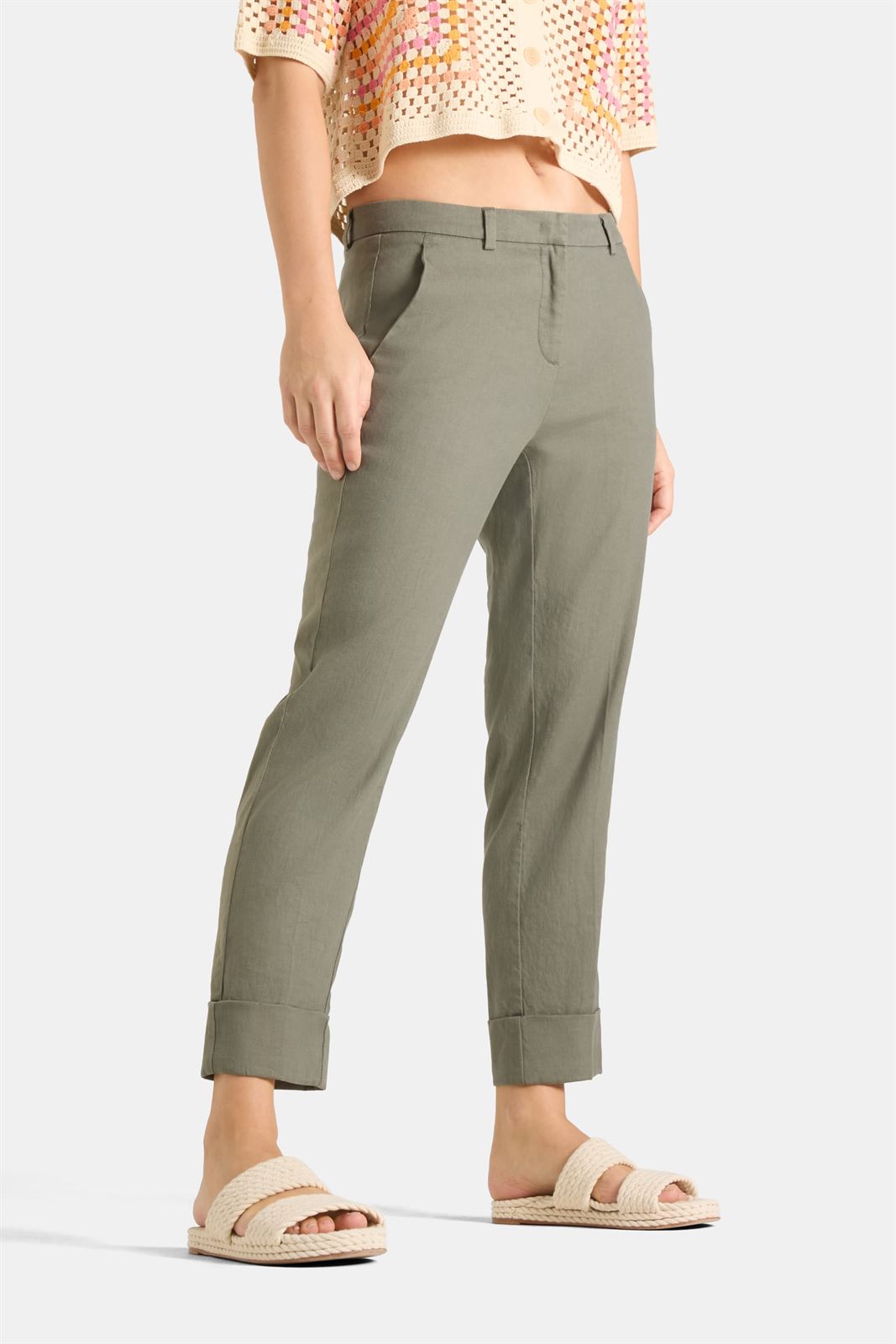 CAMBIO Pantalón KRYSTAL kaki - Imagen 1