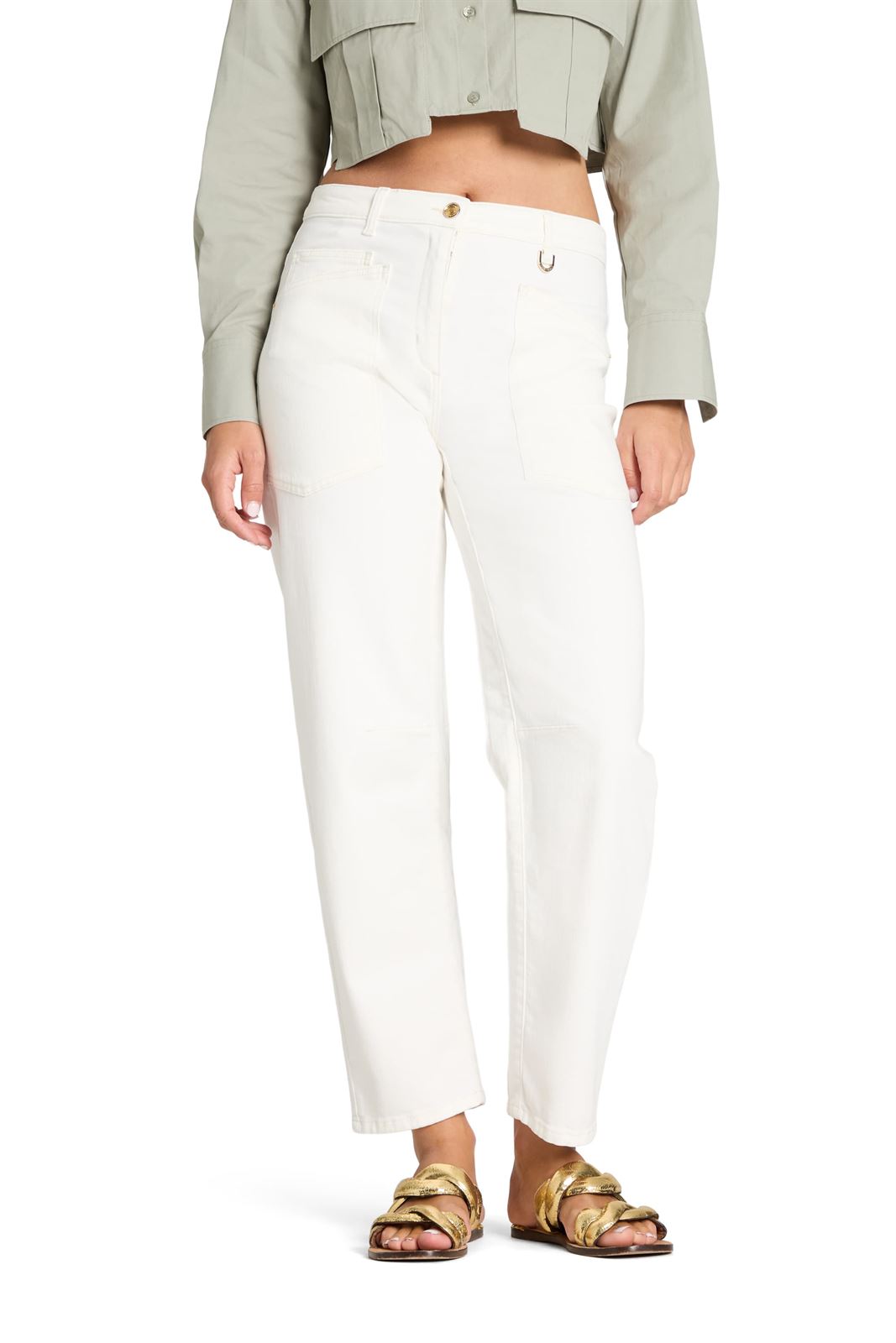 CAMBIO Pantalón OCEAN Blanco - Imagen 5