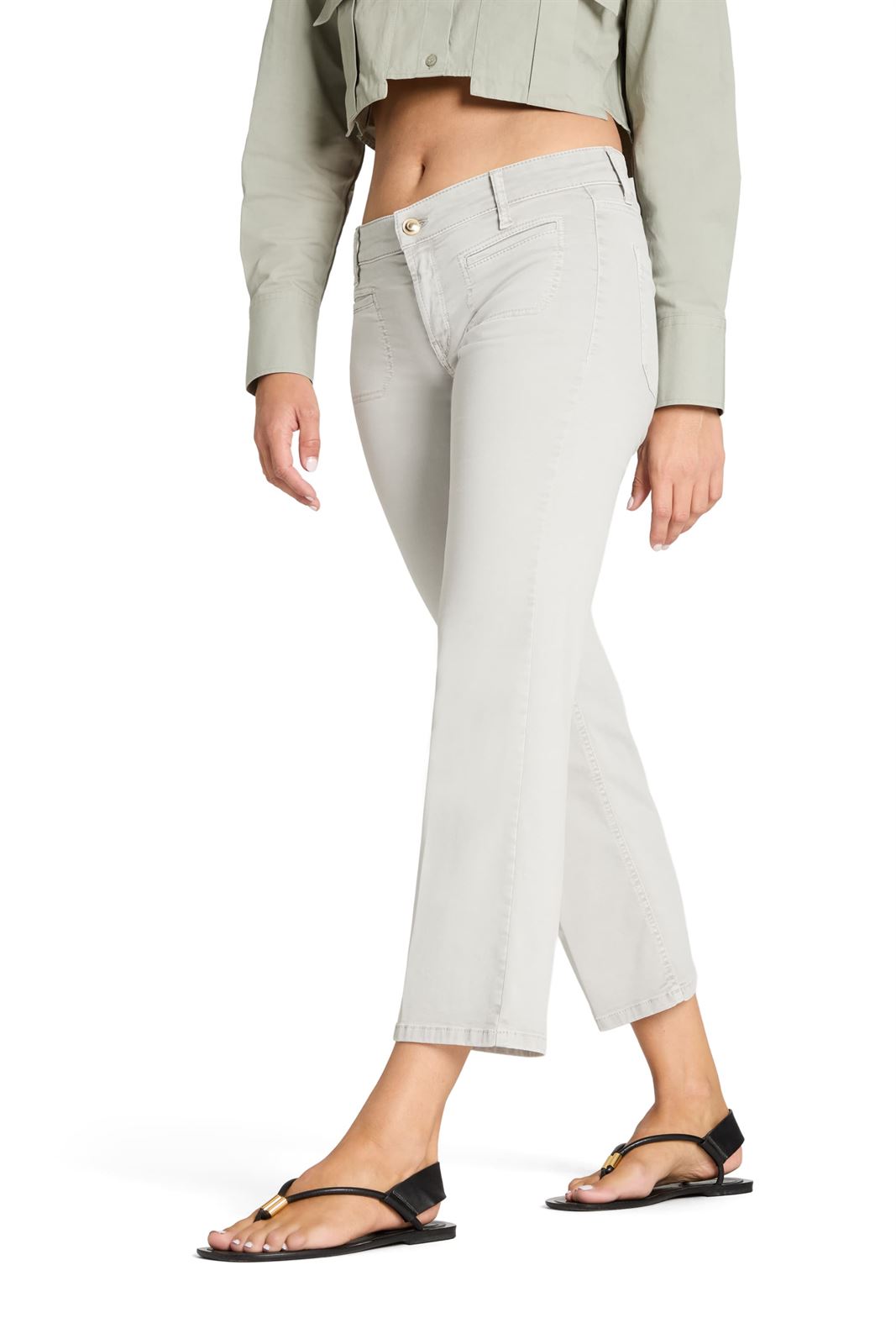 CAMBIO Pantalón TESS CROPPED Vainilla - Imagen 1