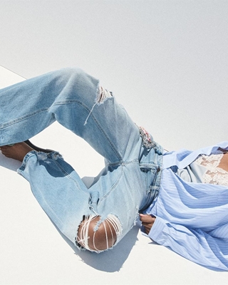 CAMBIO Vaquero PALAZZO CROPPED - Imagen 2