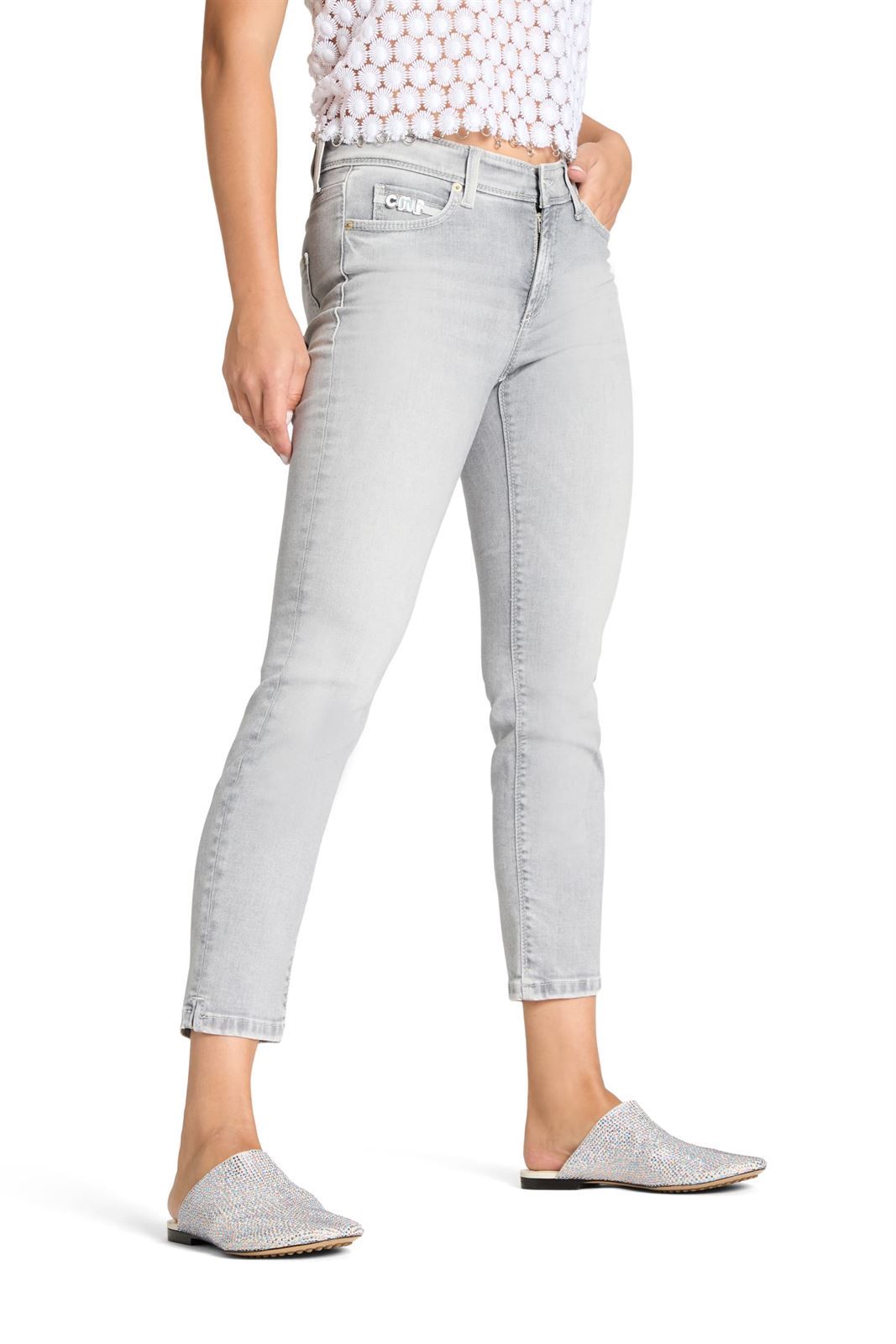 CAMBIO Vaquero PIPER SHORT Gris - Imagen 2