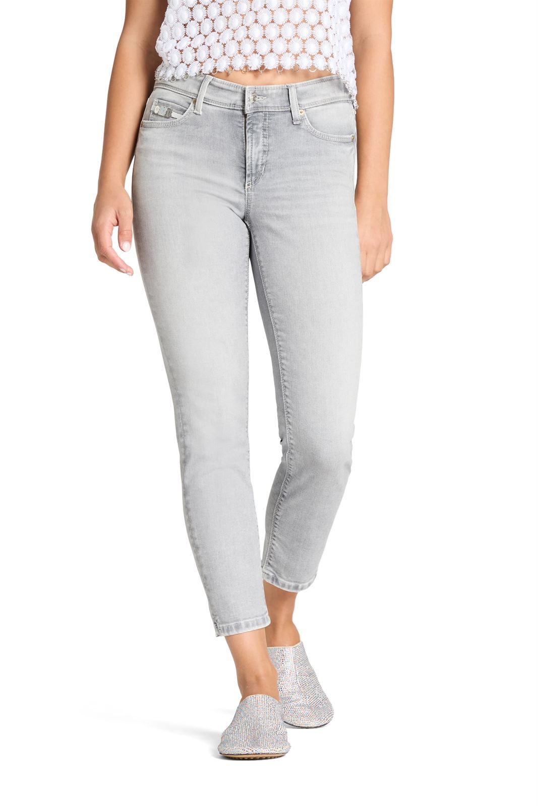 CAMBIO Vaquero PIPER SHORT Gris - Imagen 4