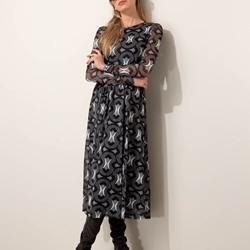 CATNOIR Vestido de Malla Estampado - Imagen 1