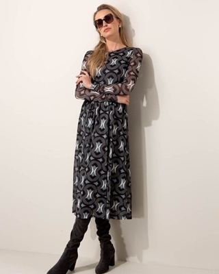 CATNOIR Vestido de Malla Estampado - Imagen 1