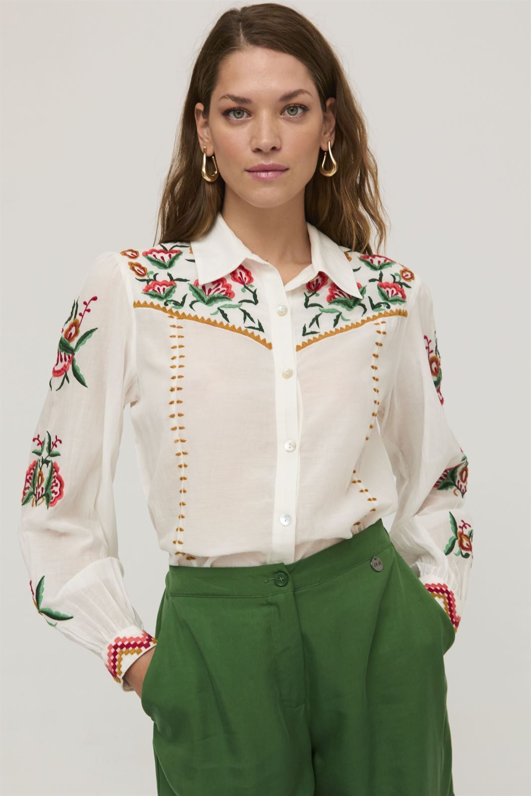 CIVIT Blusa Bordados - Imagen 1