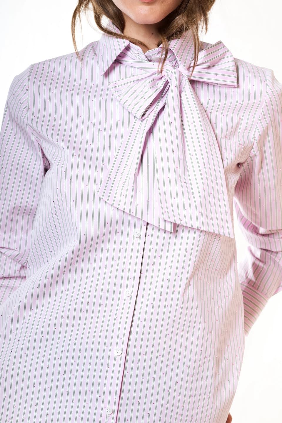 CIVIT Blusa de Rayas con Strass - Imagen 1