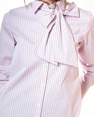 CIVIT Blusa de Rayas con Strass - Imagen 1