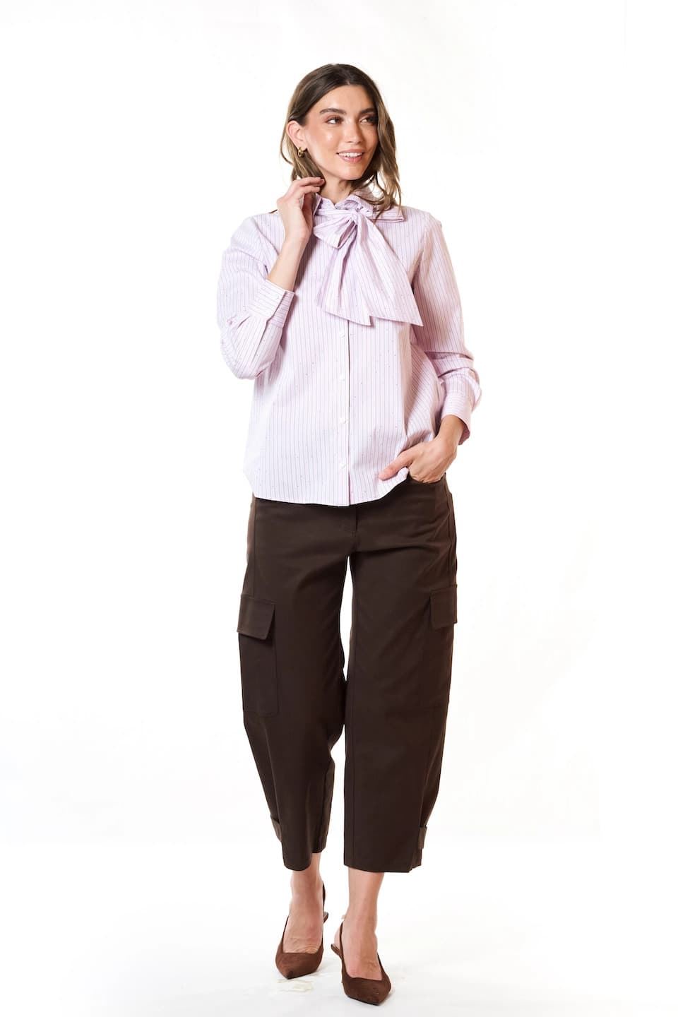 CIVIT Blusa de Rayas con Strass - Imagen 3