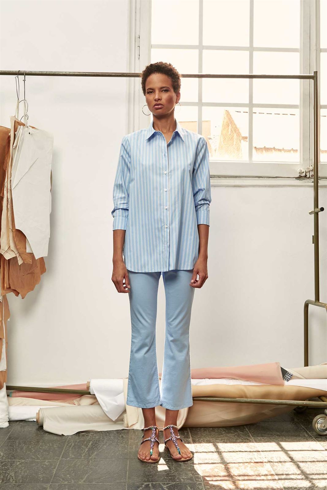 CIVIT Camisa Azul Rayas - Imagen 1