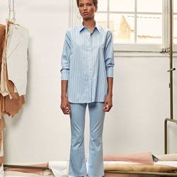 CIVIT Camisa Azul Rayas - Imagen 1