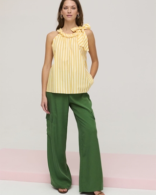 CIVIT Pantalón Cargo Cupro Verde - Imagen 1