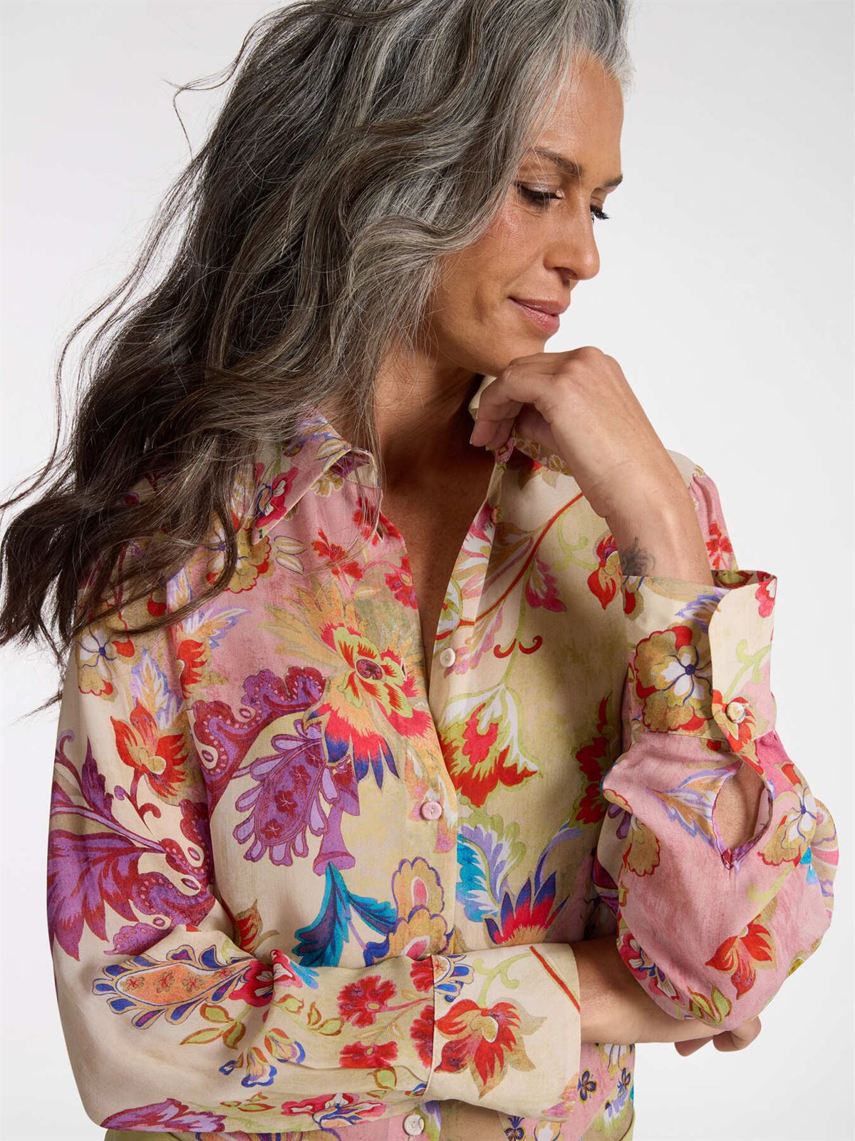 ELENA MIRÓ Camisa Estampada - Imagen 1