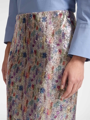 ELENA MIRÓ Falda de Tul con Lentejuelas - Imagen 1
