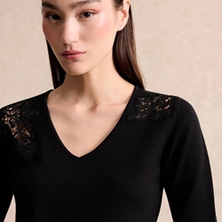 LEO & UGO Sweater de Encaje - Imagen 2