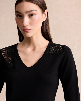 LEO & UGO Sweater de Encaje - Imagen 2