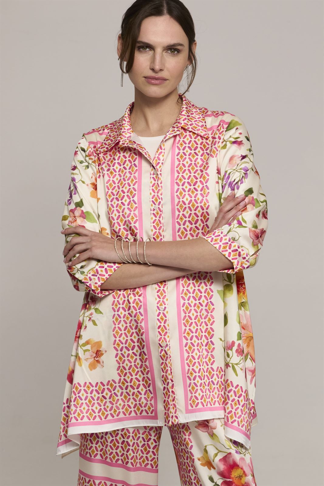 LUIS CIVIT Camisa Estampado Pañuelo - Imagen 2
