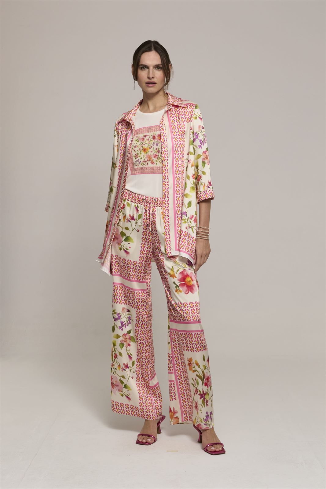 LUIS CIVIT Pantalón Estampado Pañuelo - Imagen 1