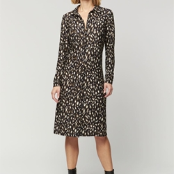 LUIS CIVIT Vestido Camisero Animal Print - Imagen 1