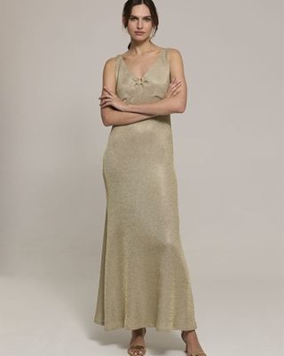 LUIS CIVIT Vestido Dorado - Imagen 1