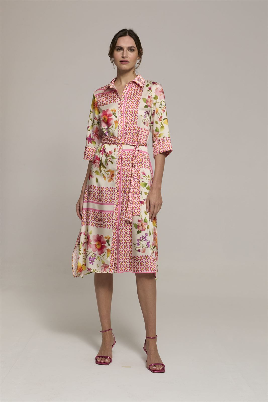 LUIS CIVIT Vestido Estampado Pañuelo - Imagen 1