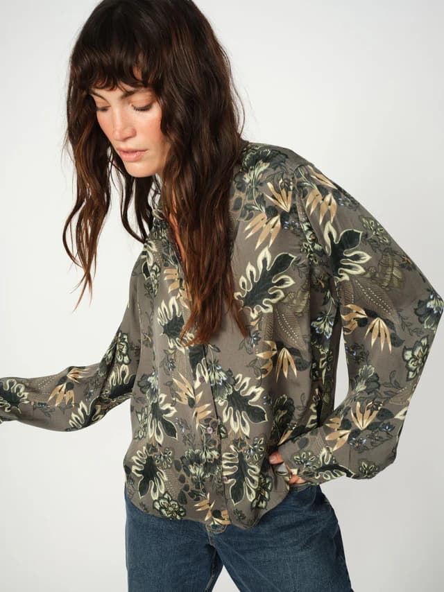 MOS MOSH Camisa Abina Floro - Imagen 1