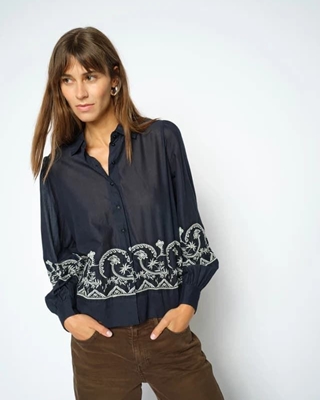 MOS MOSH Camisa Lino Silca - Imagen 1
