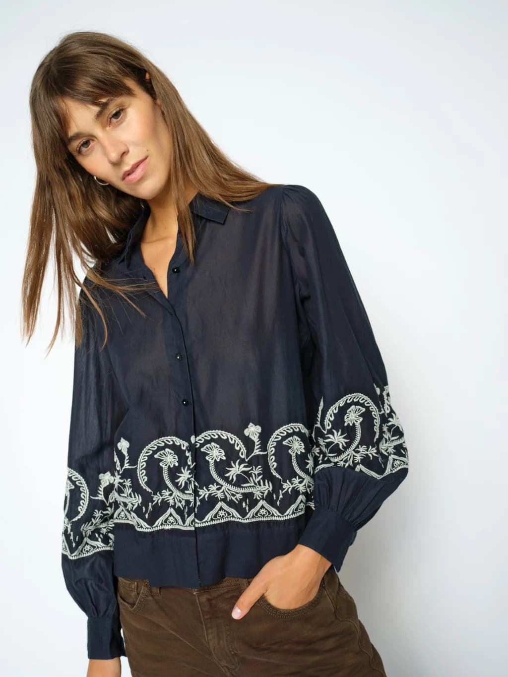 MOS MOSH Camisa Lino Silca - Imagen 2