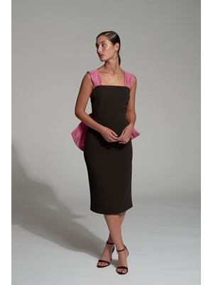 MOSKADA Vestido LLANES Lazo Grande - Imagen 1