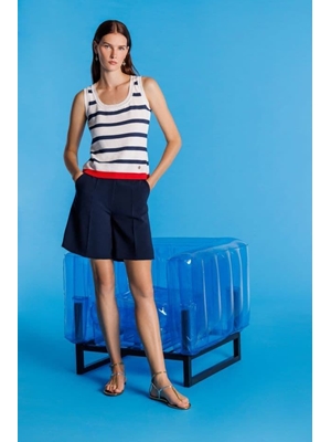 NAULOVER Short de Crepe con Strech - Imagen 1