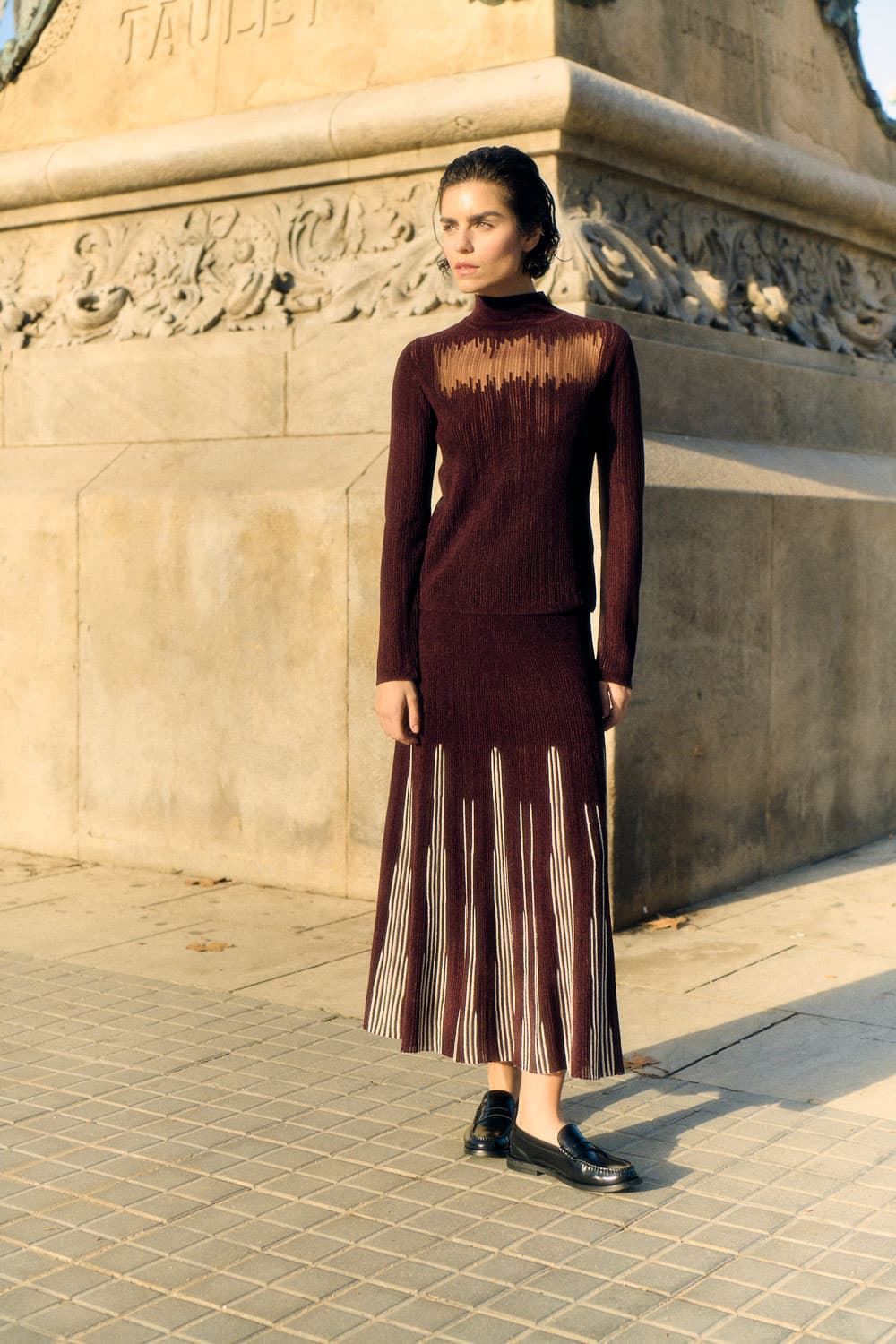 SITA MURT Falda Midi Radial - Imagen 2
