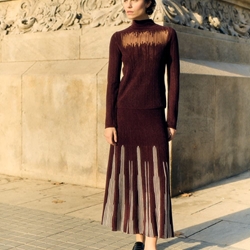 SITA MURT Jersey Intarsia Cuello Perkins - Imagen 2